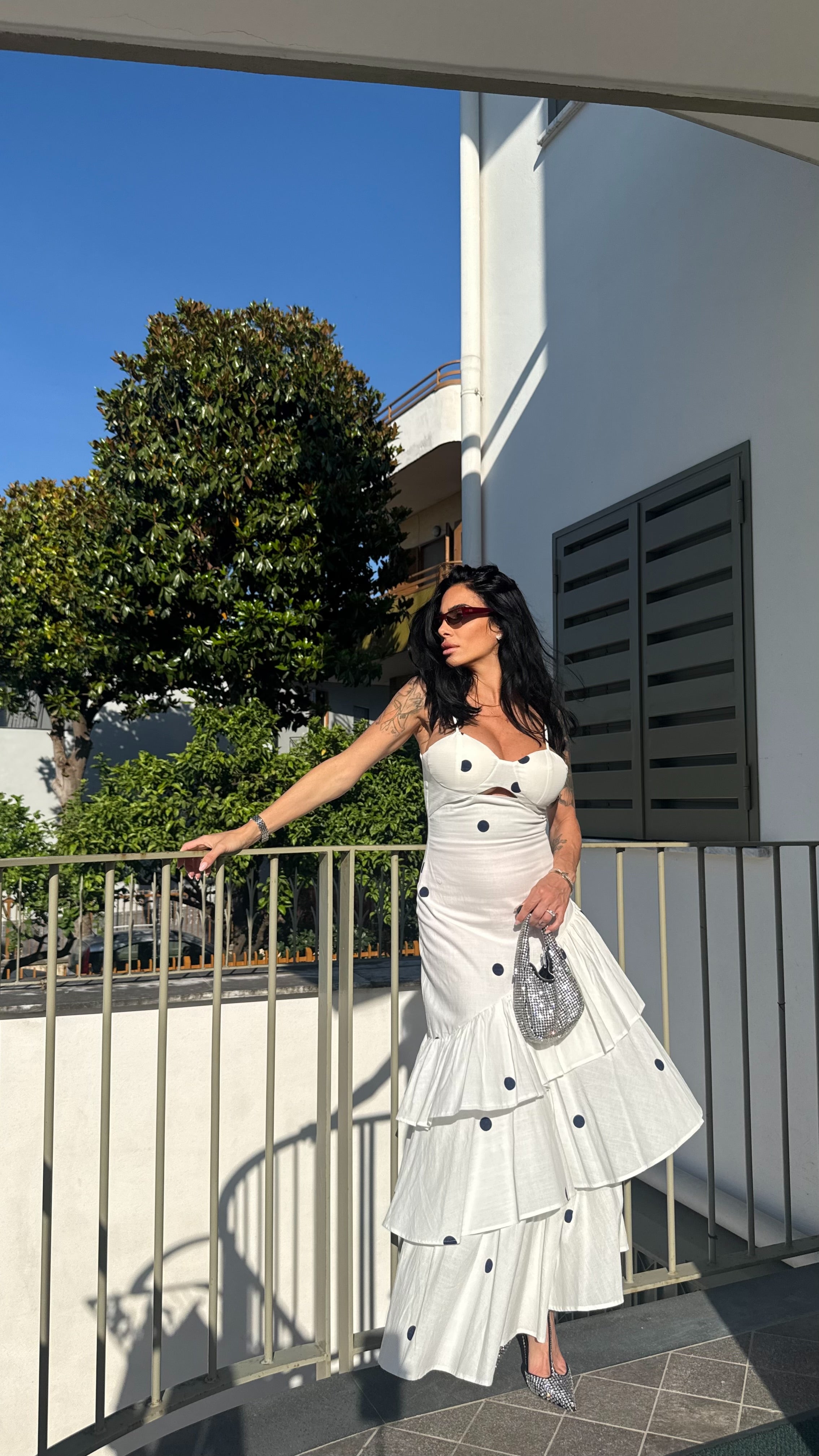 Maxidress pois by lumina