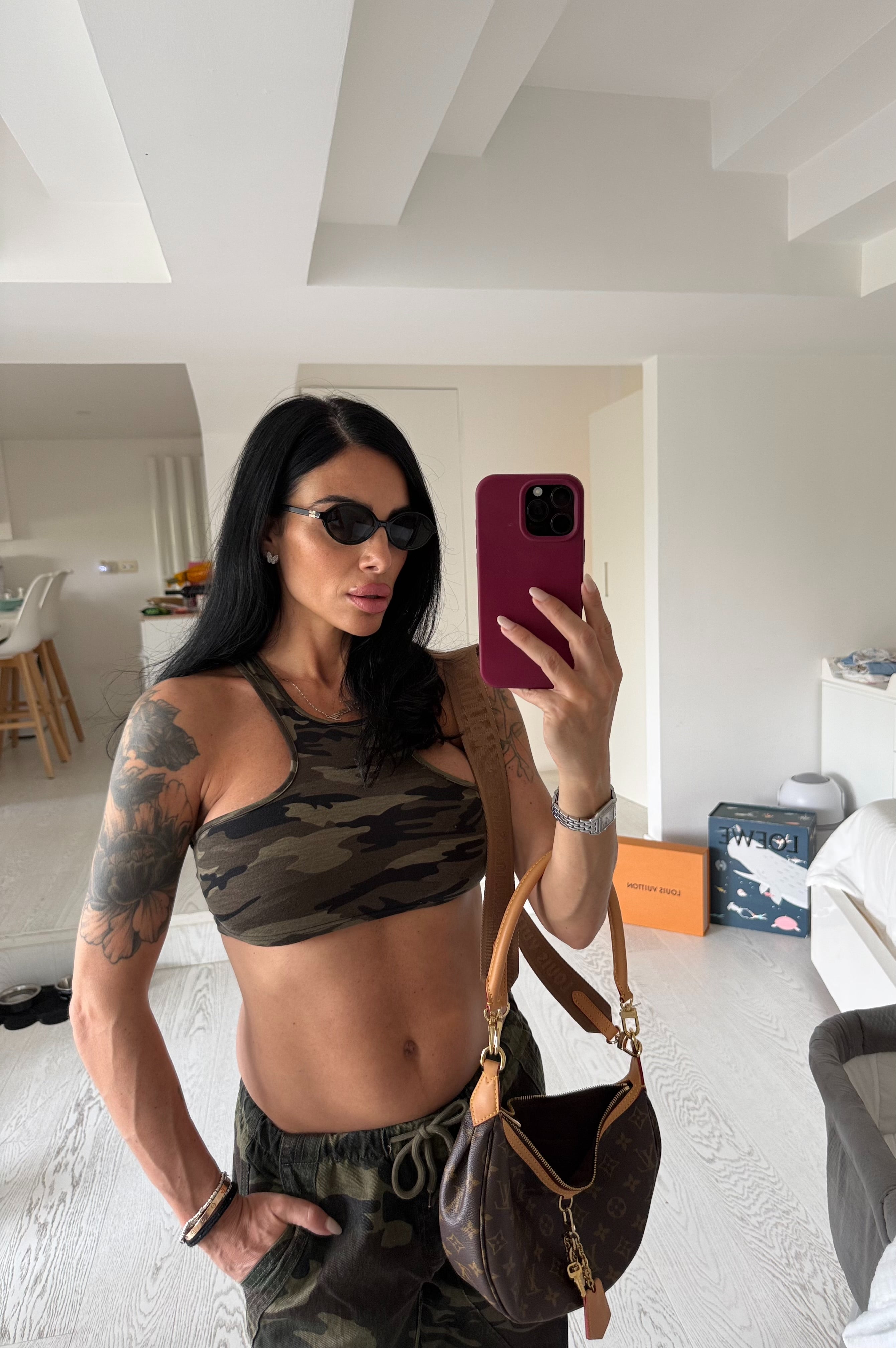 Canotta crop militare