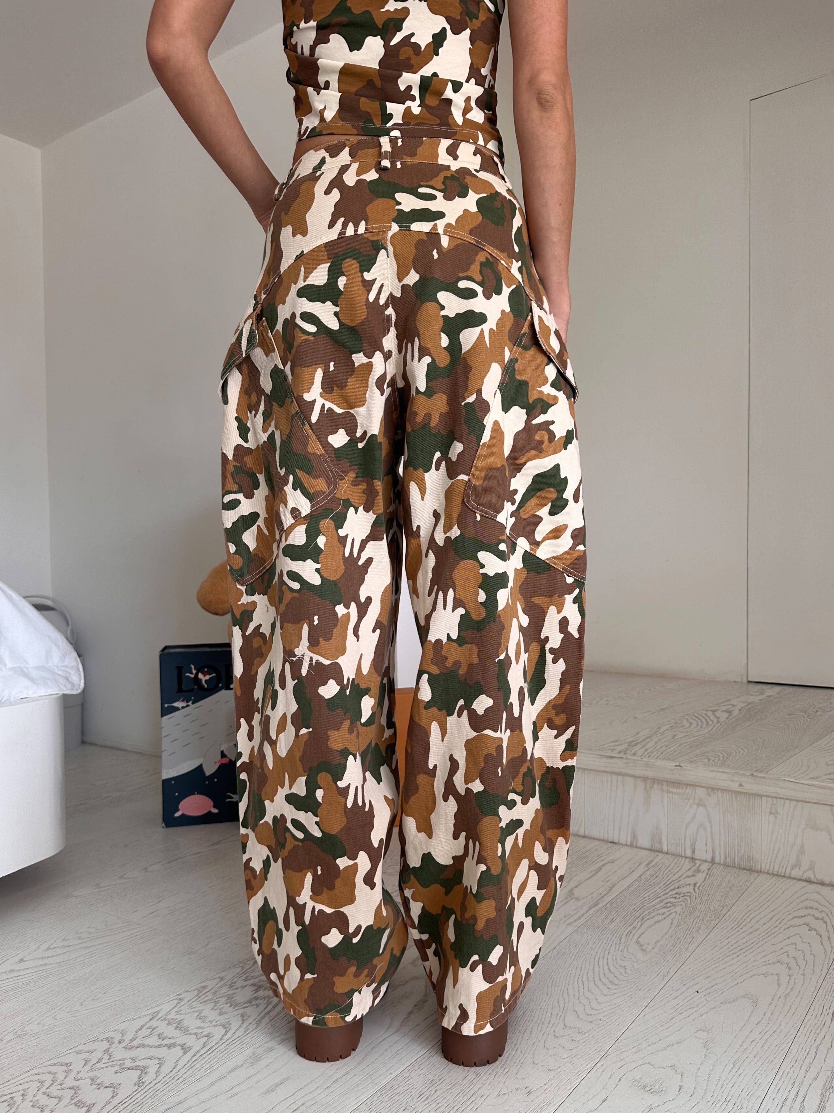 Jeans militare By lumina(2colori)