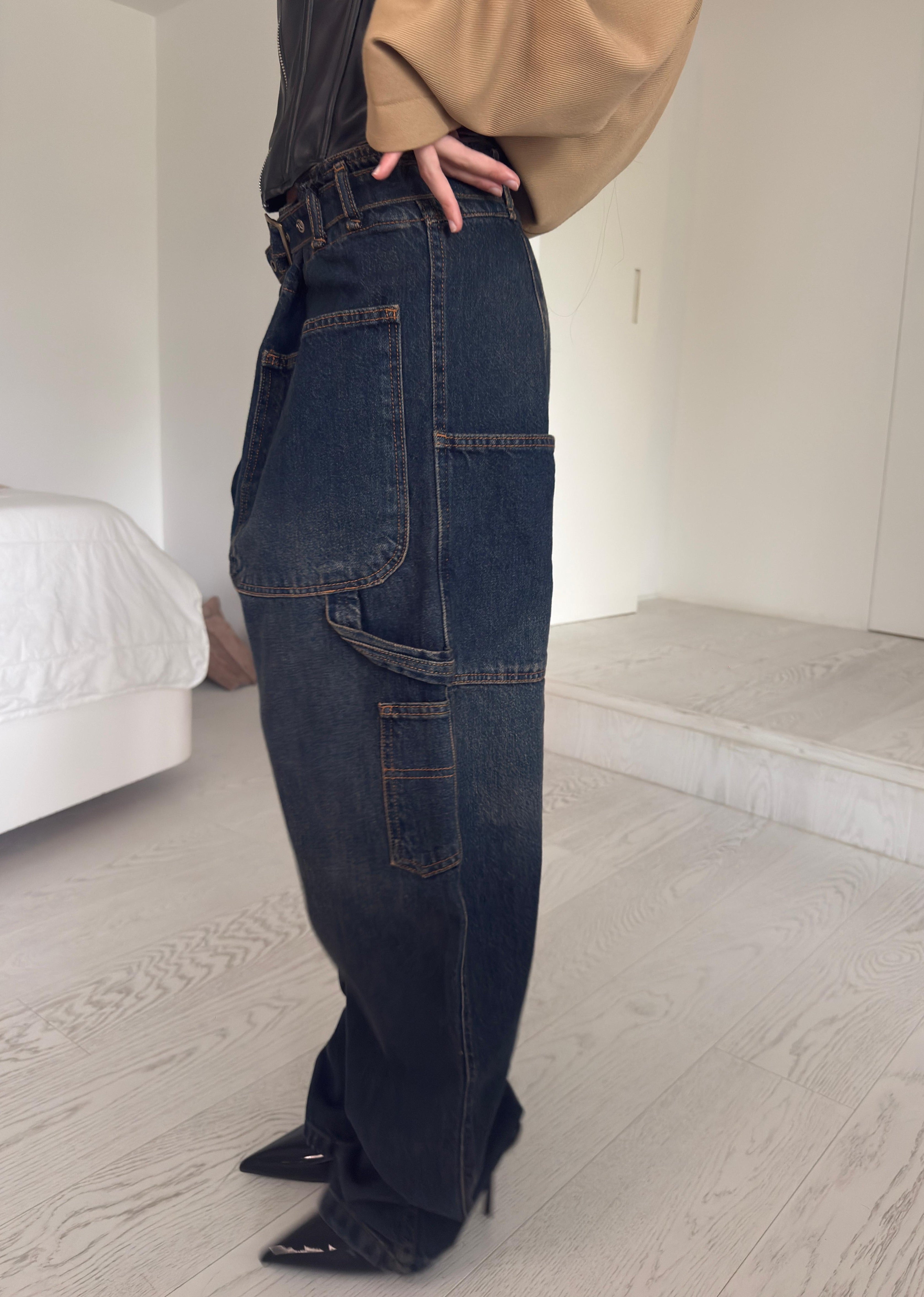 Jeans cargo sfumato by lumina