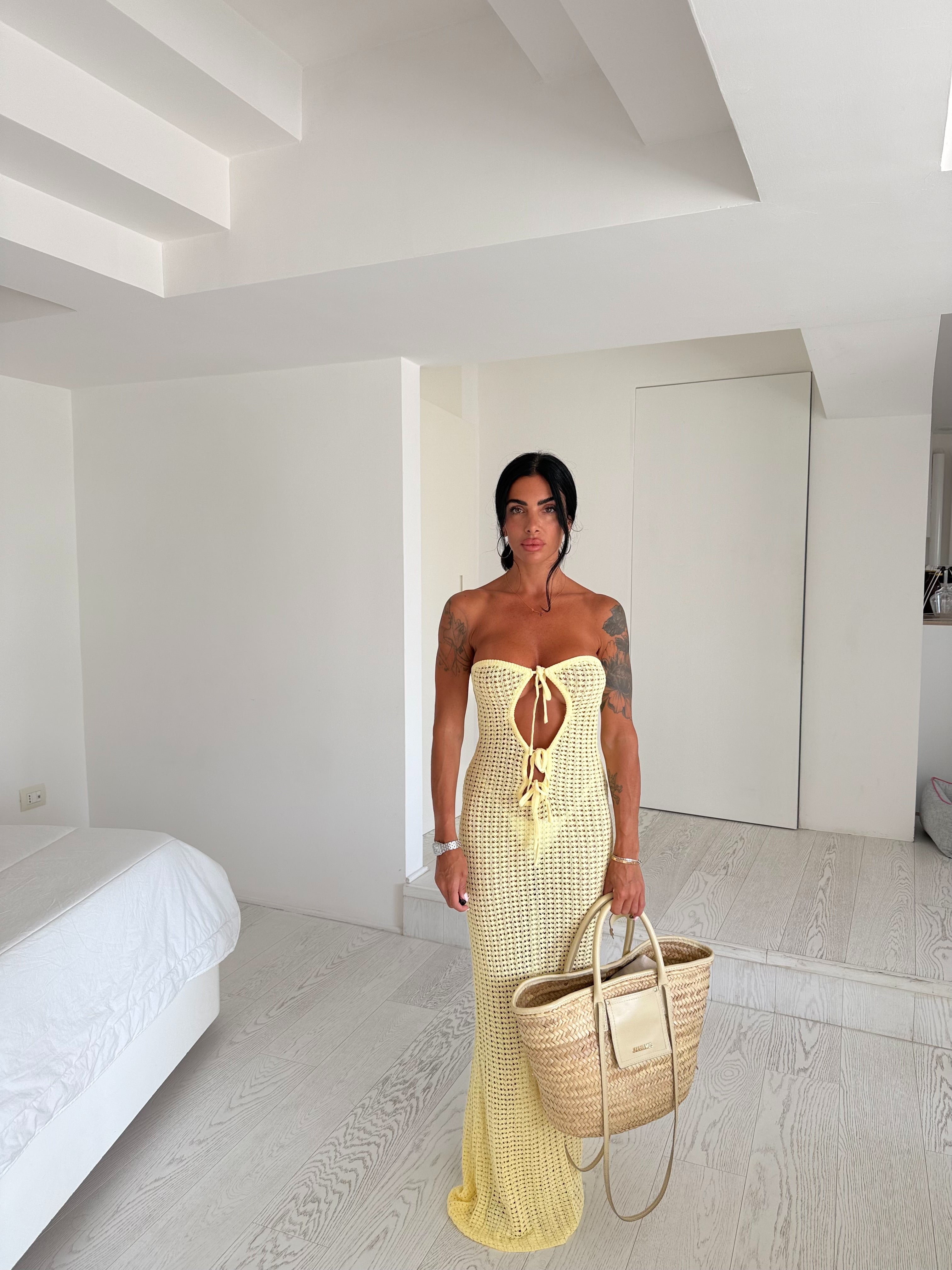 Copricostume Sandra giallo