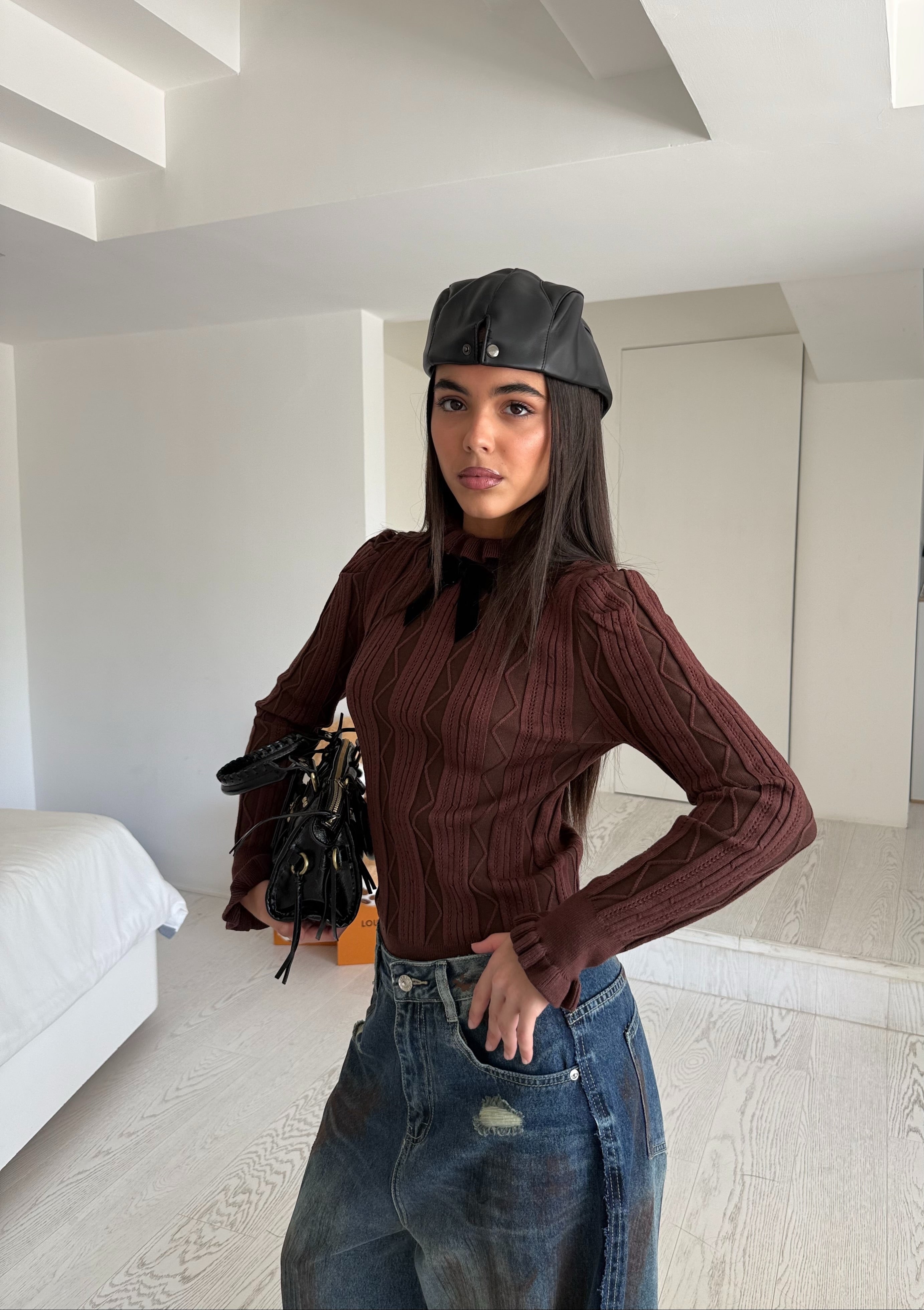 Maglia Trés chic Brown