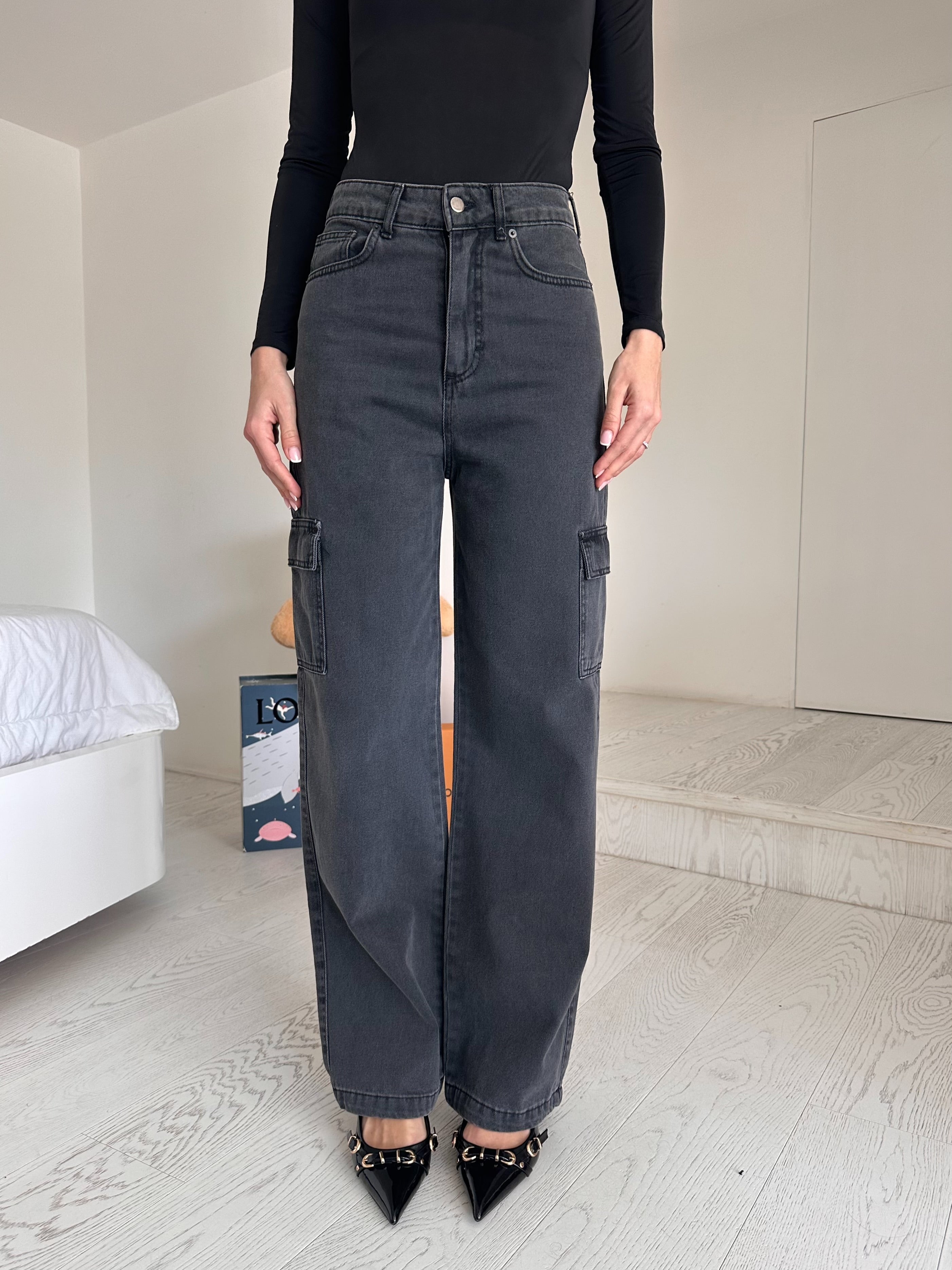 Jeans black By lumina