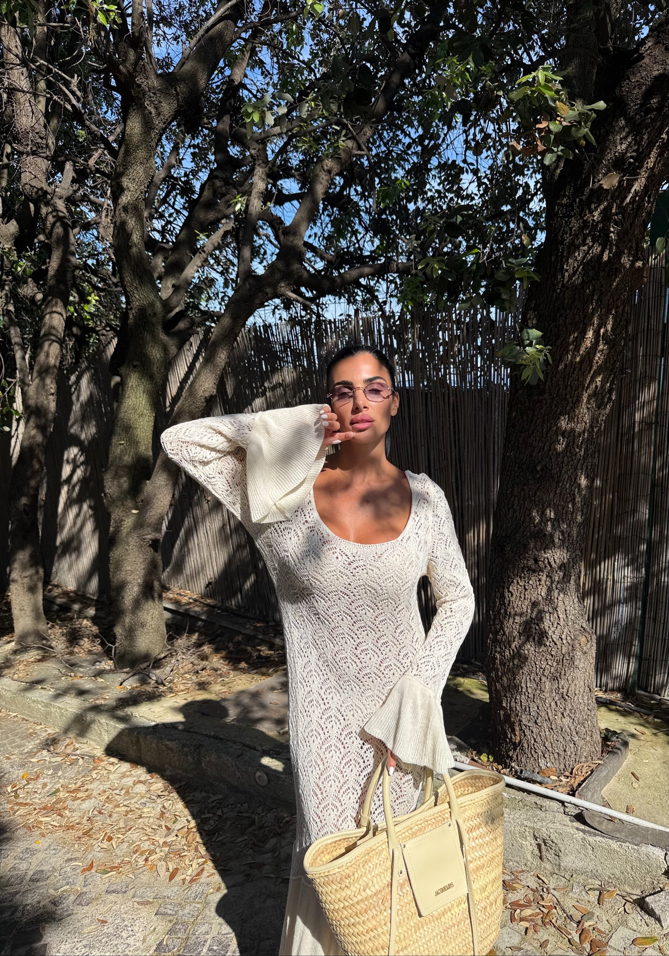 Longdress serena Nude