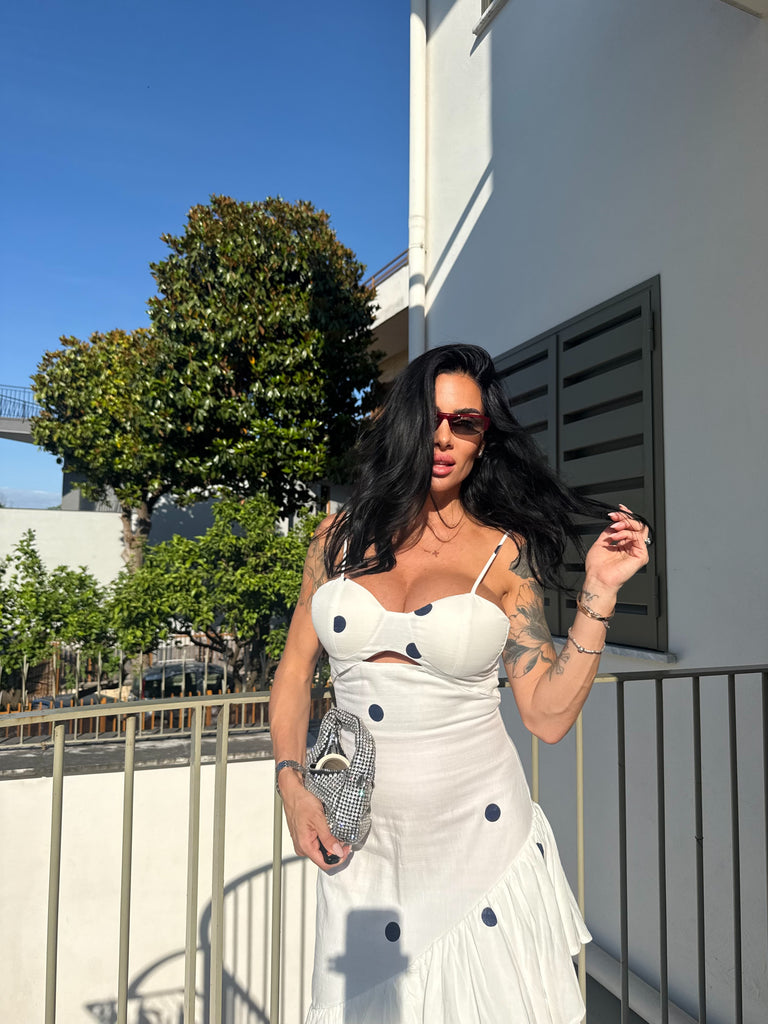 Maxidress pois by lumina