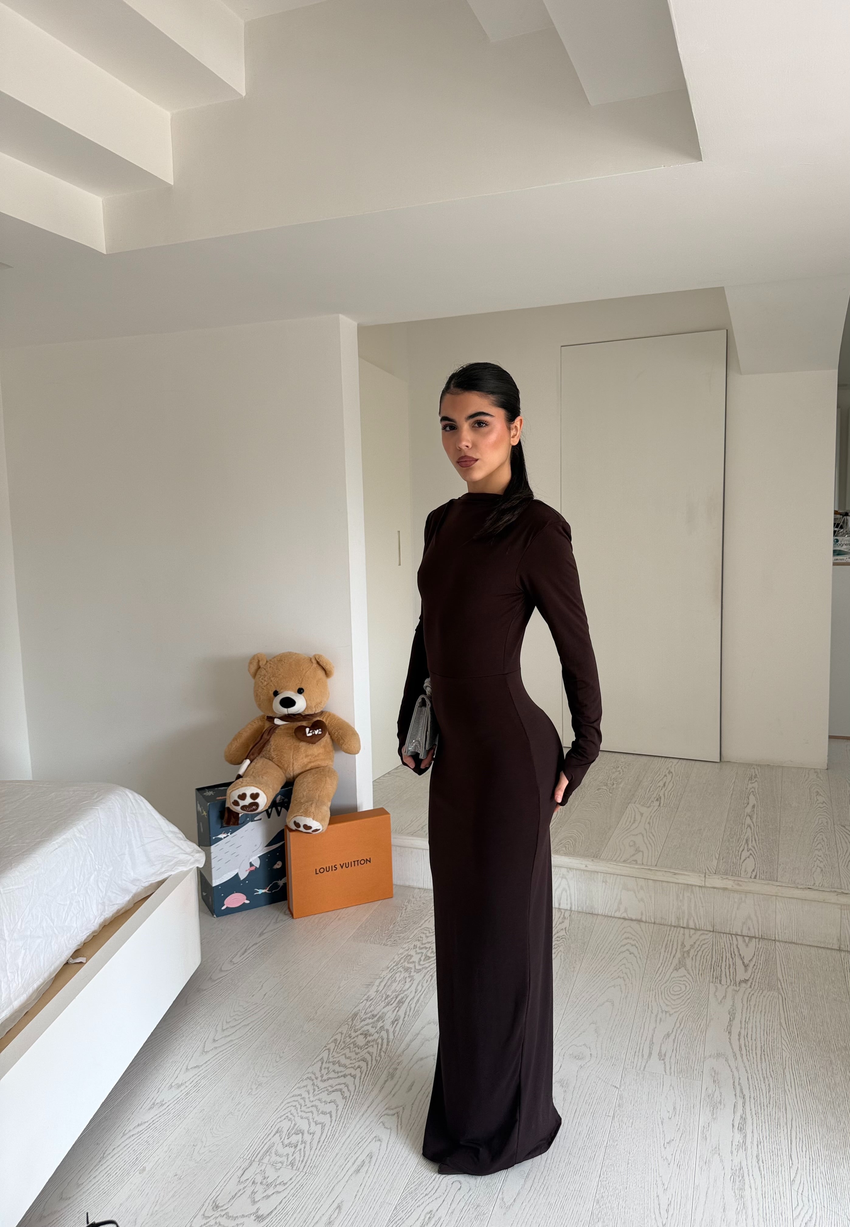 Longdress Fiorella Brown