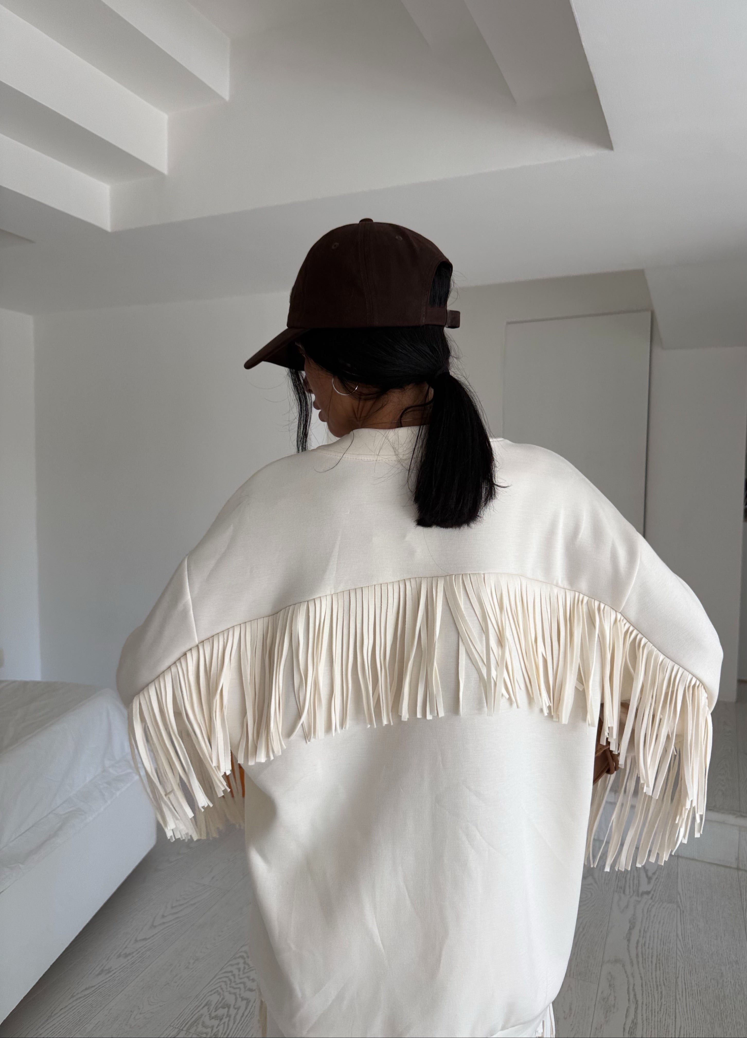 Cardigan frange lumina(2colori)