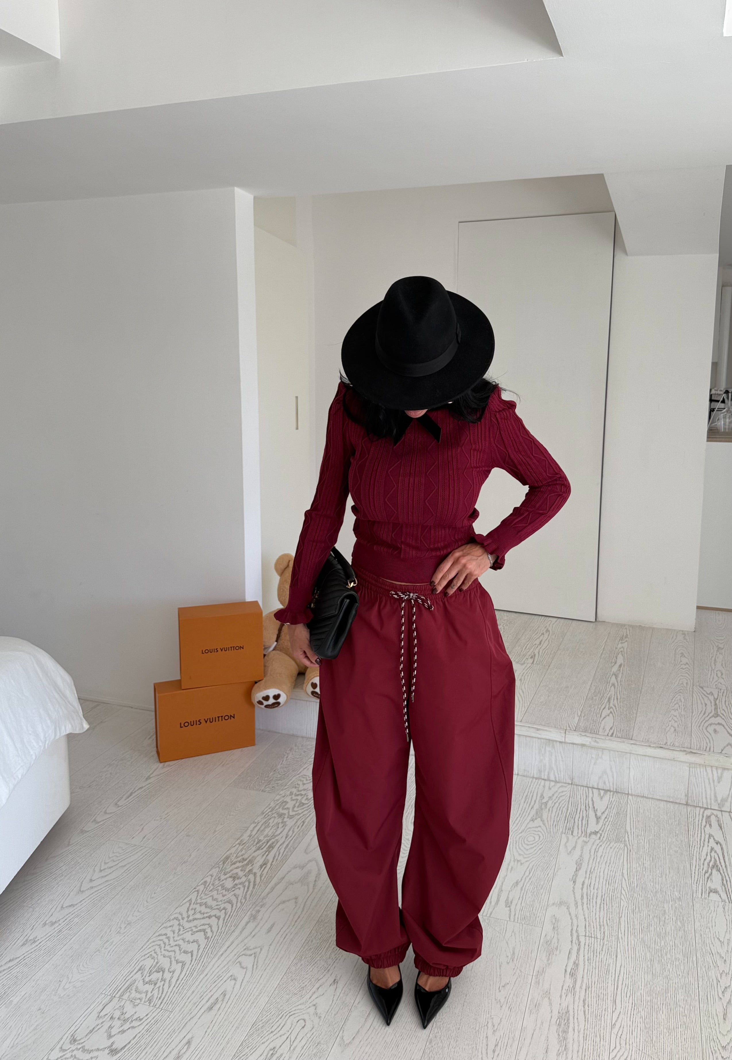 Pantalone bordeaux By lumina