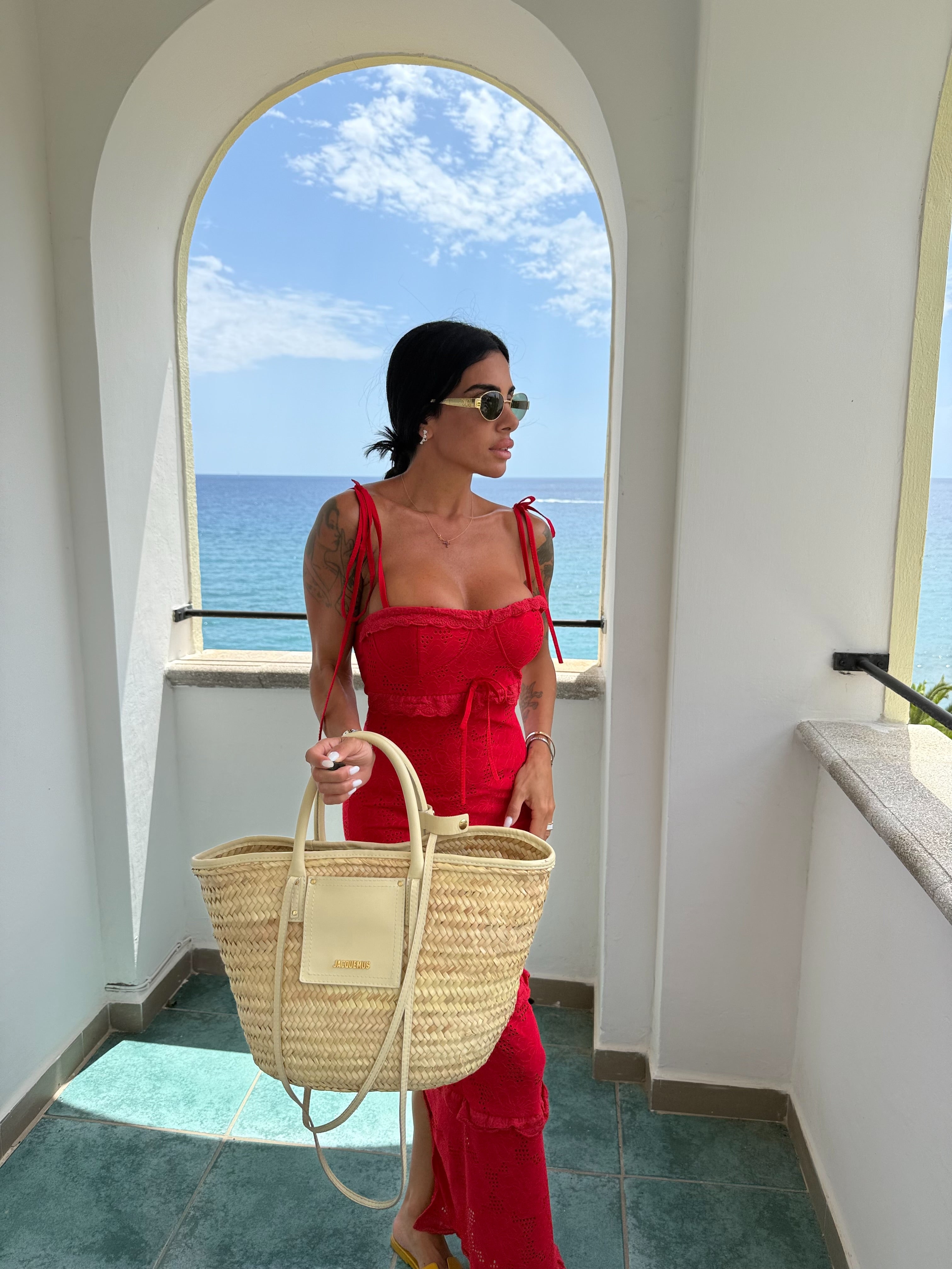 Abito Beatrice rouge