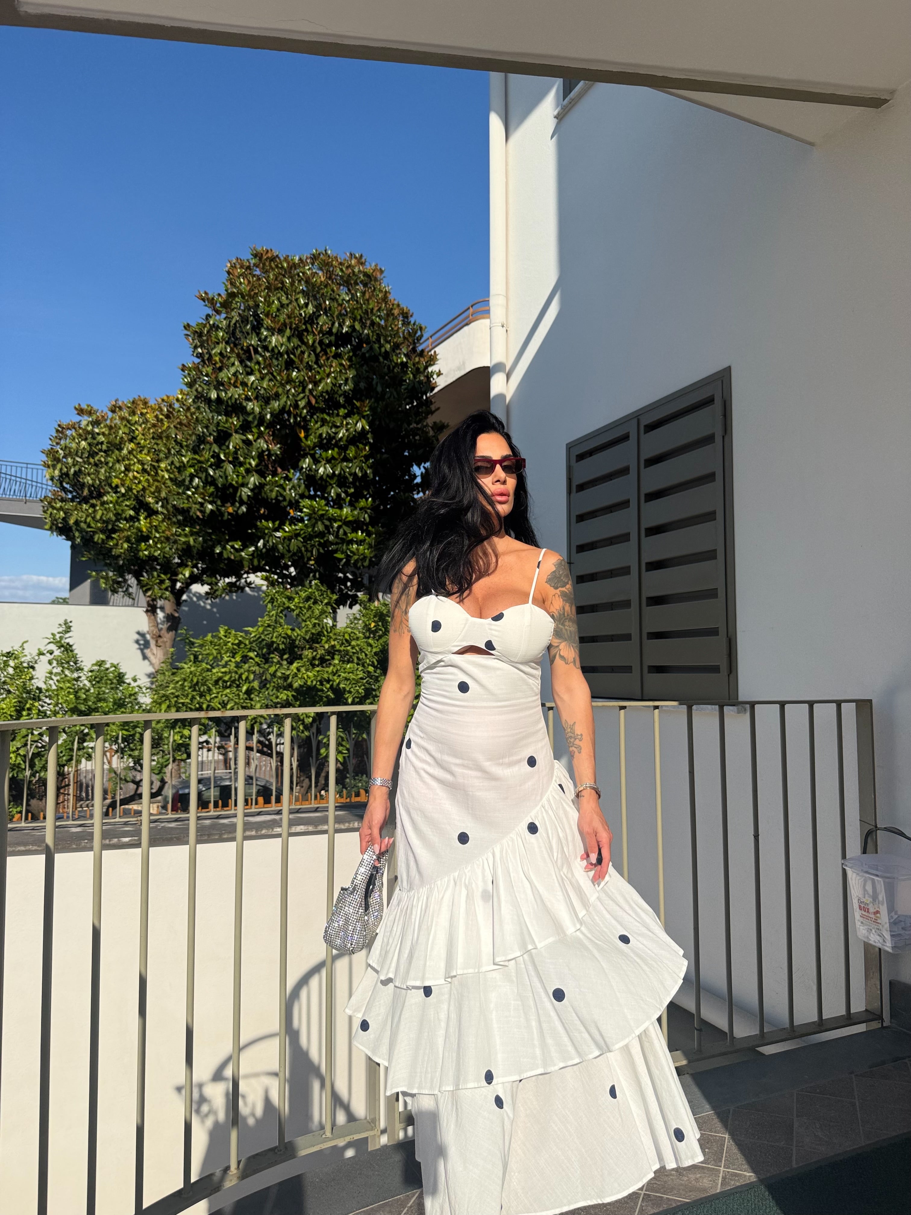 Maxidress pois by lumina