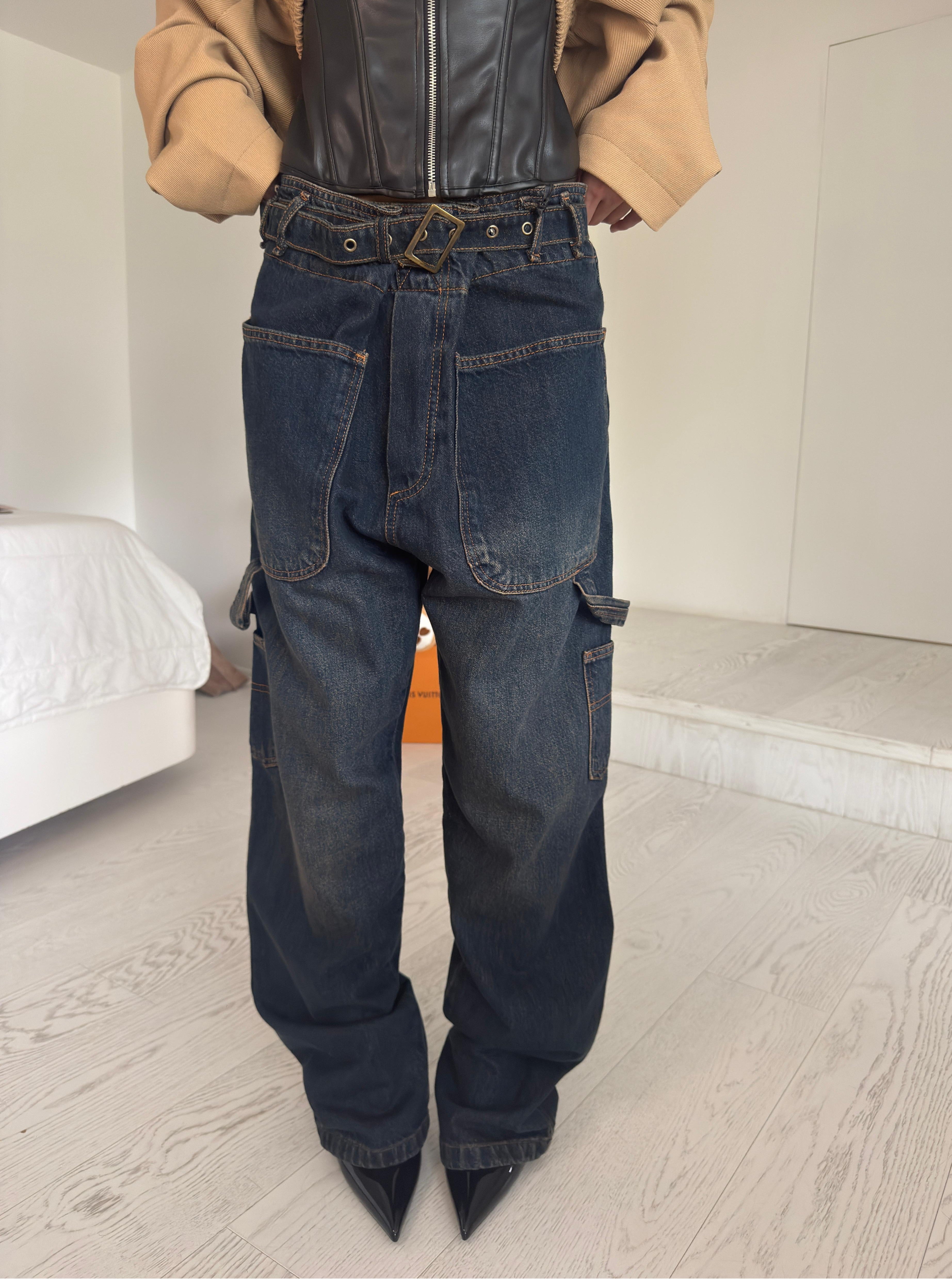 Jeans cargo sfumato by lumina