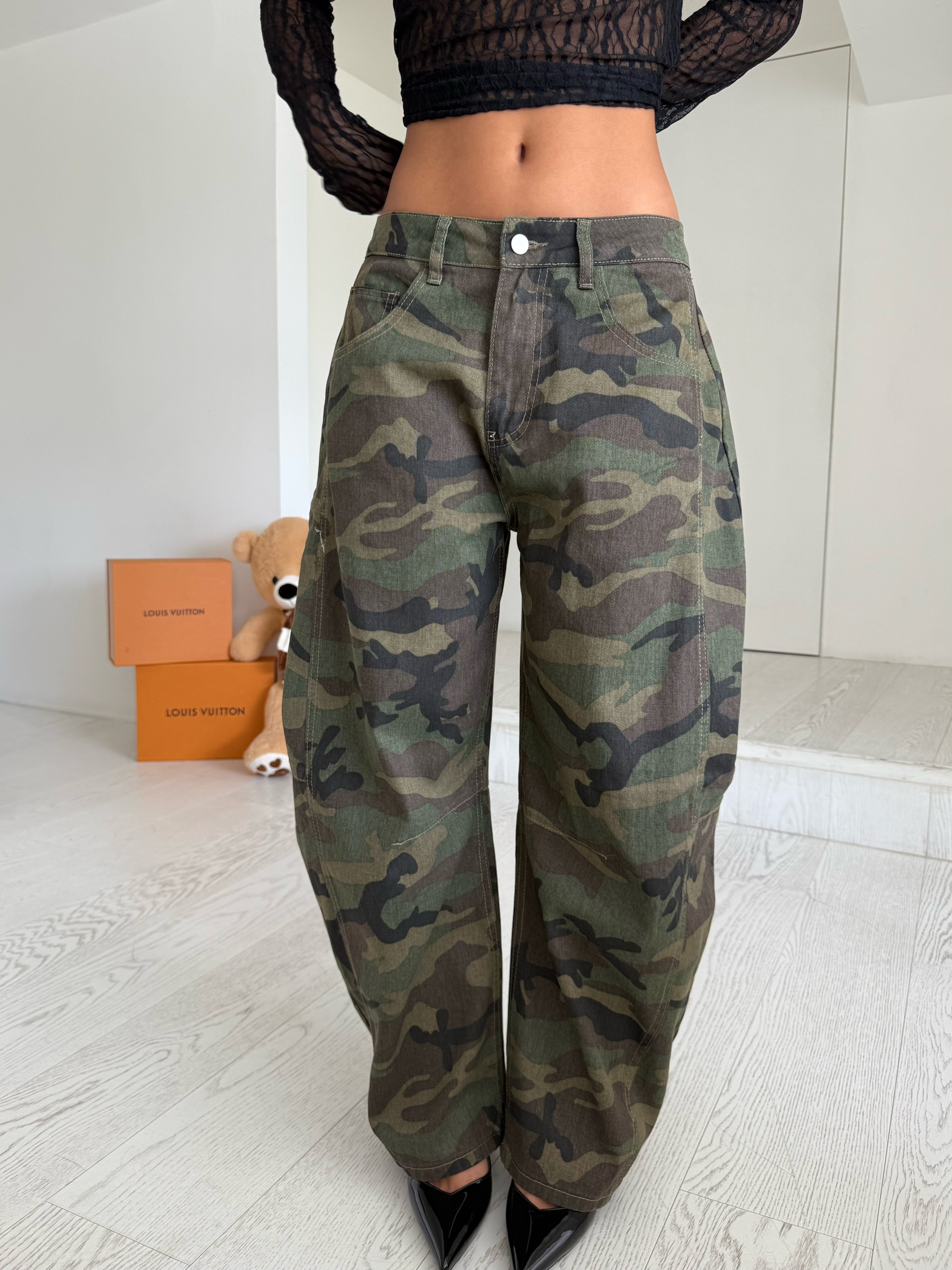 Jeans ballon Camouflage