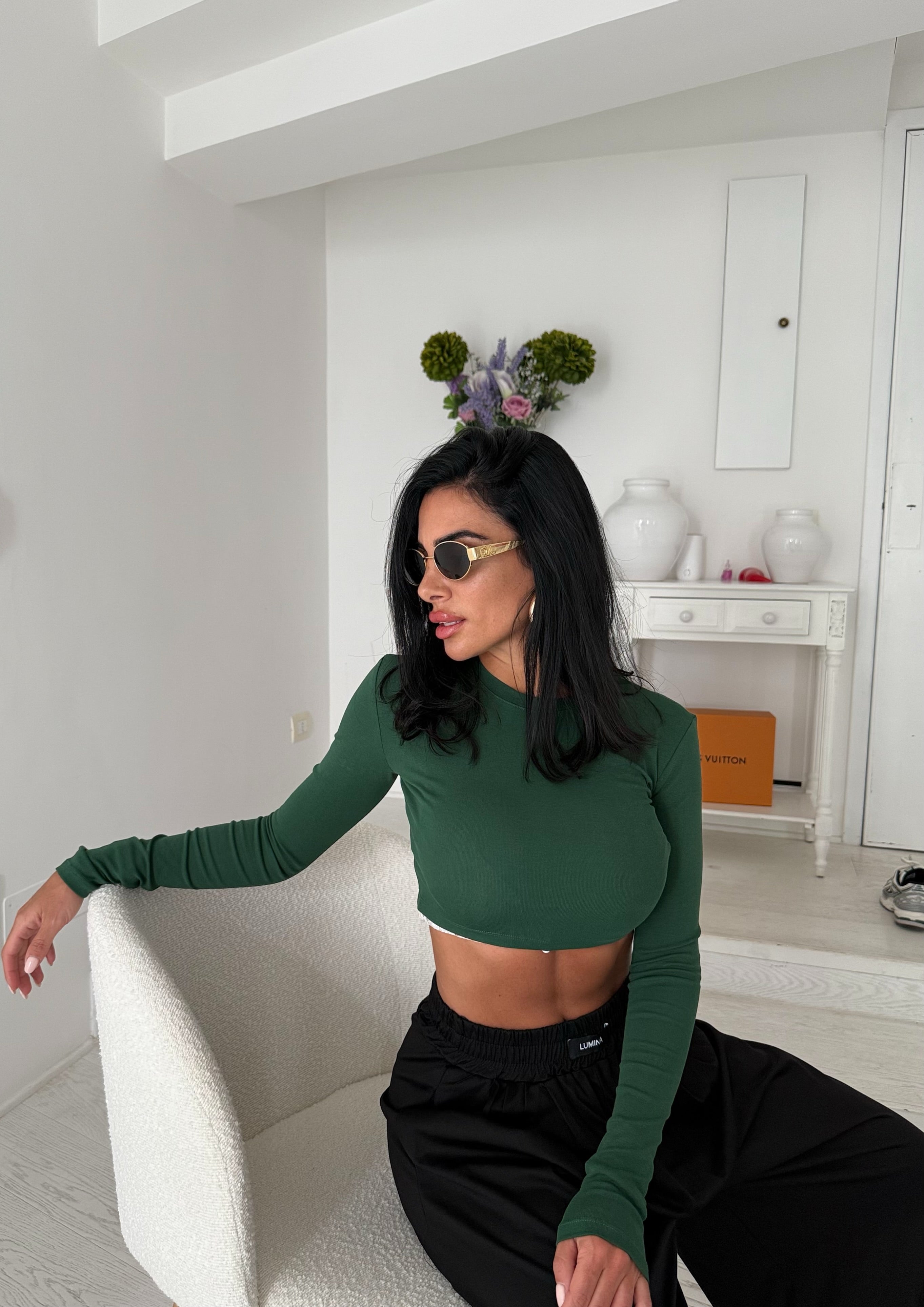 T-shirt verde Gucci by lumina