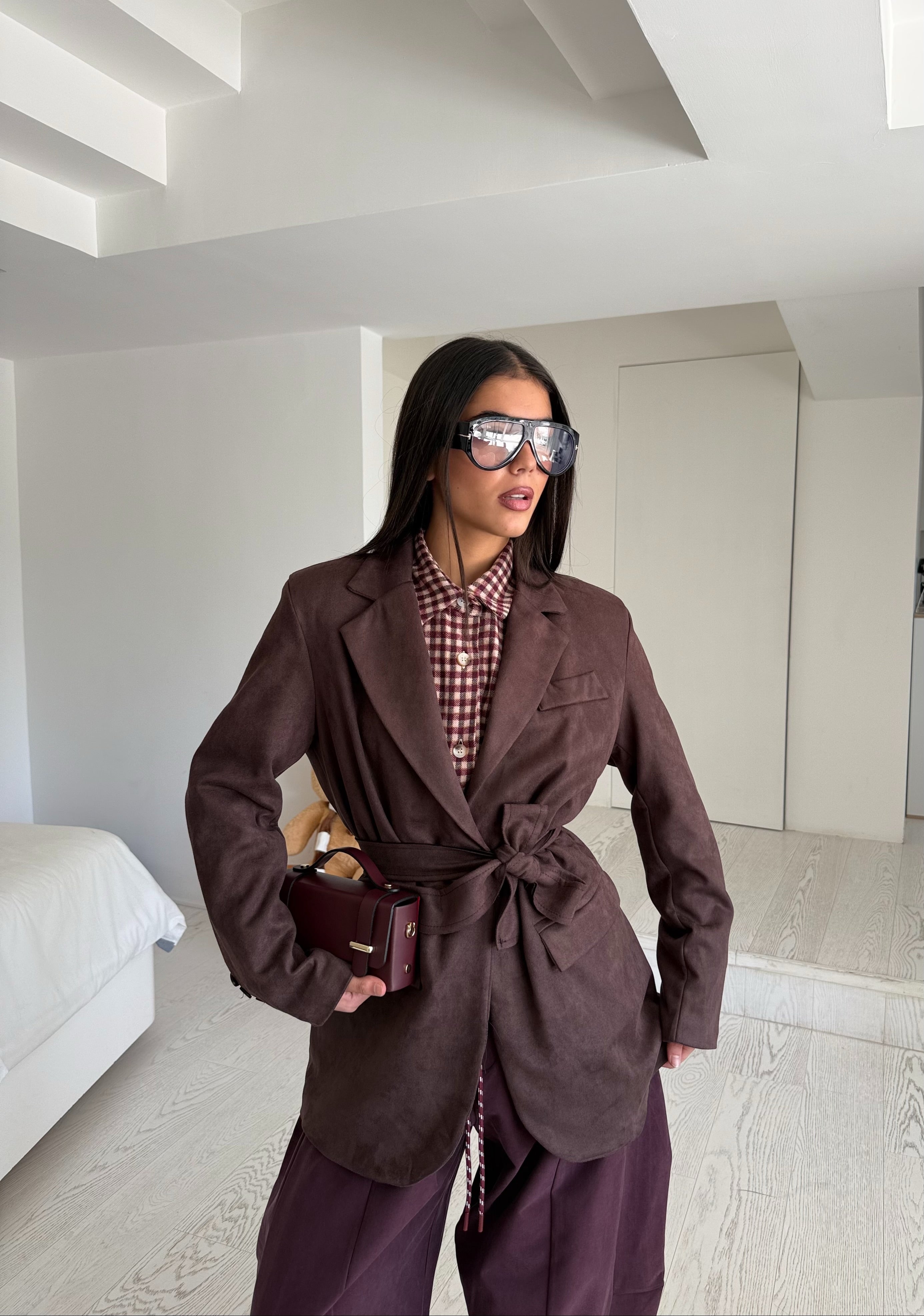 Giacca camoscio(2colori)