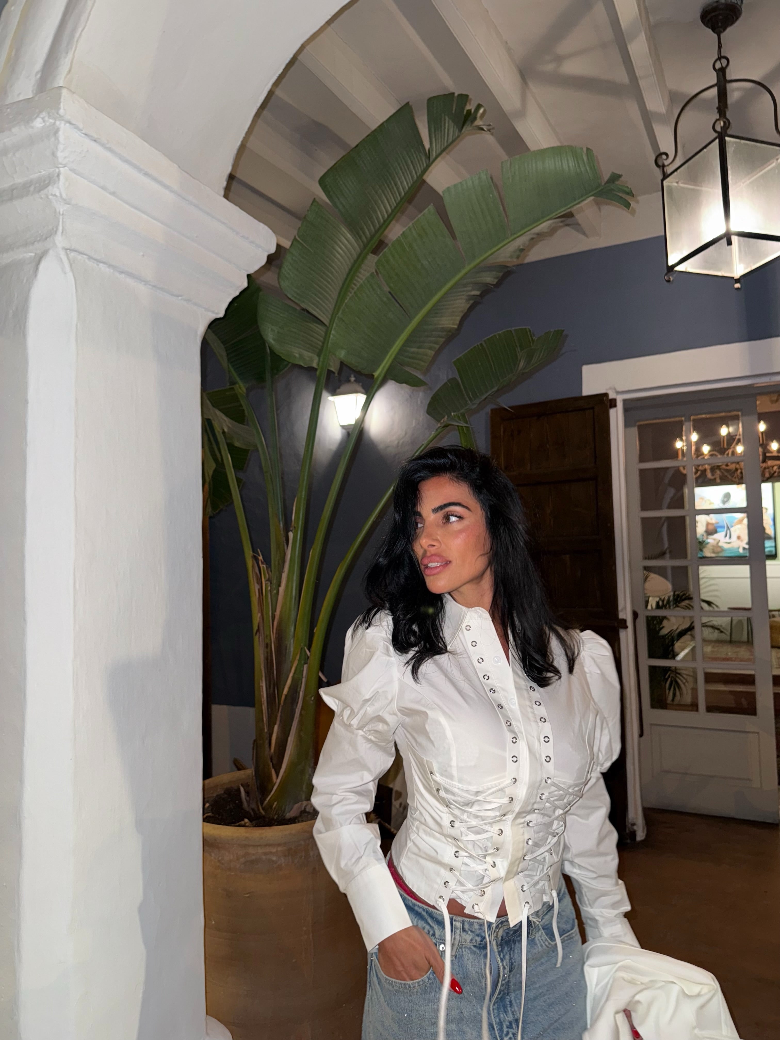 Camicia Nina white