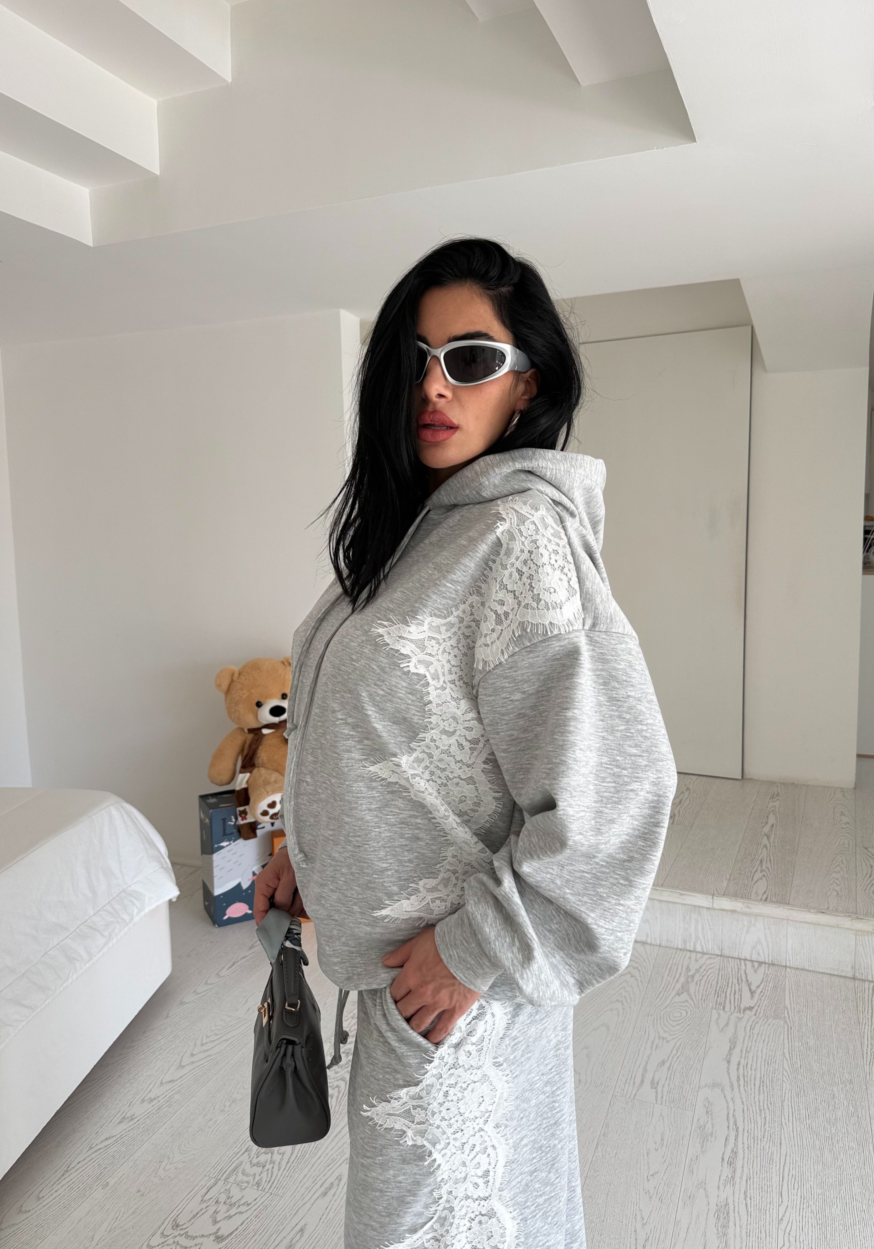 Coord merletto Grey by lumina