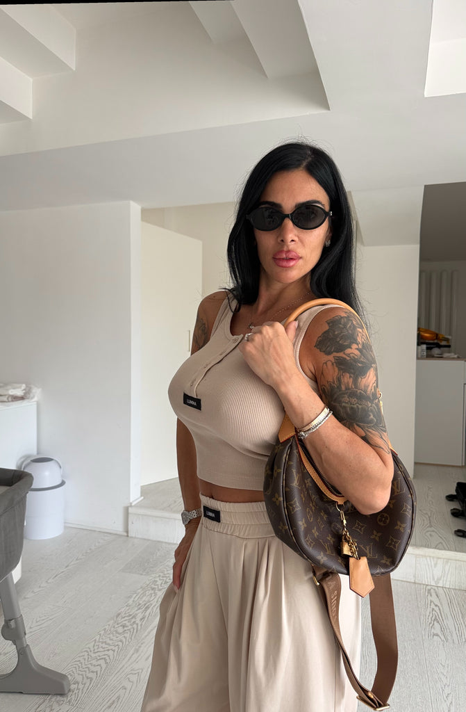 Canotta zoe beige by lumina