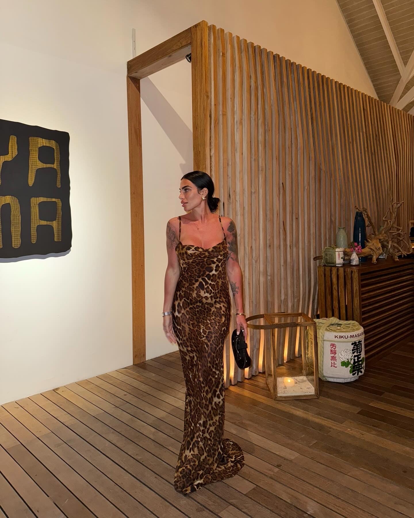 Longdress animalier Elettra