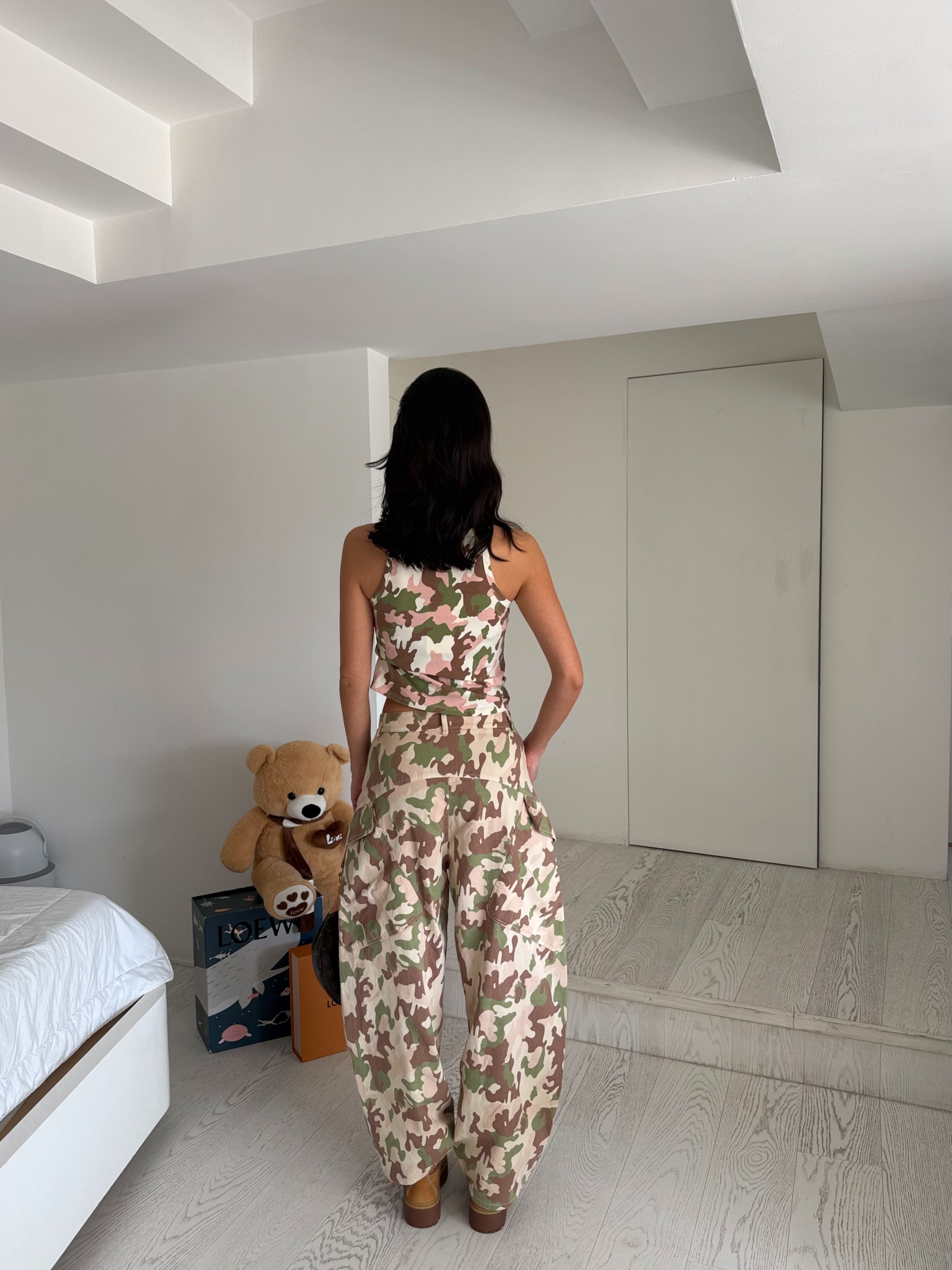 Jeans militare By lumina(2colori)