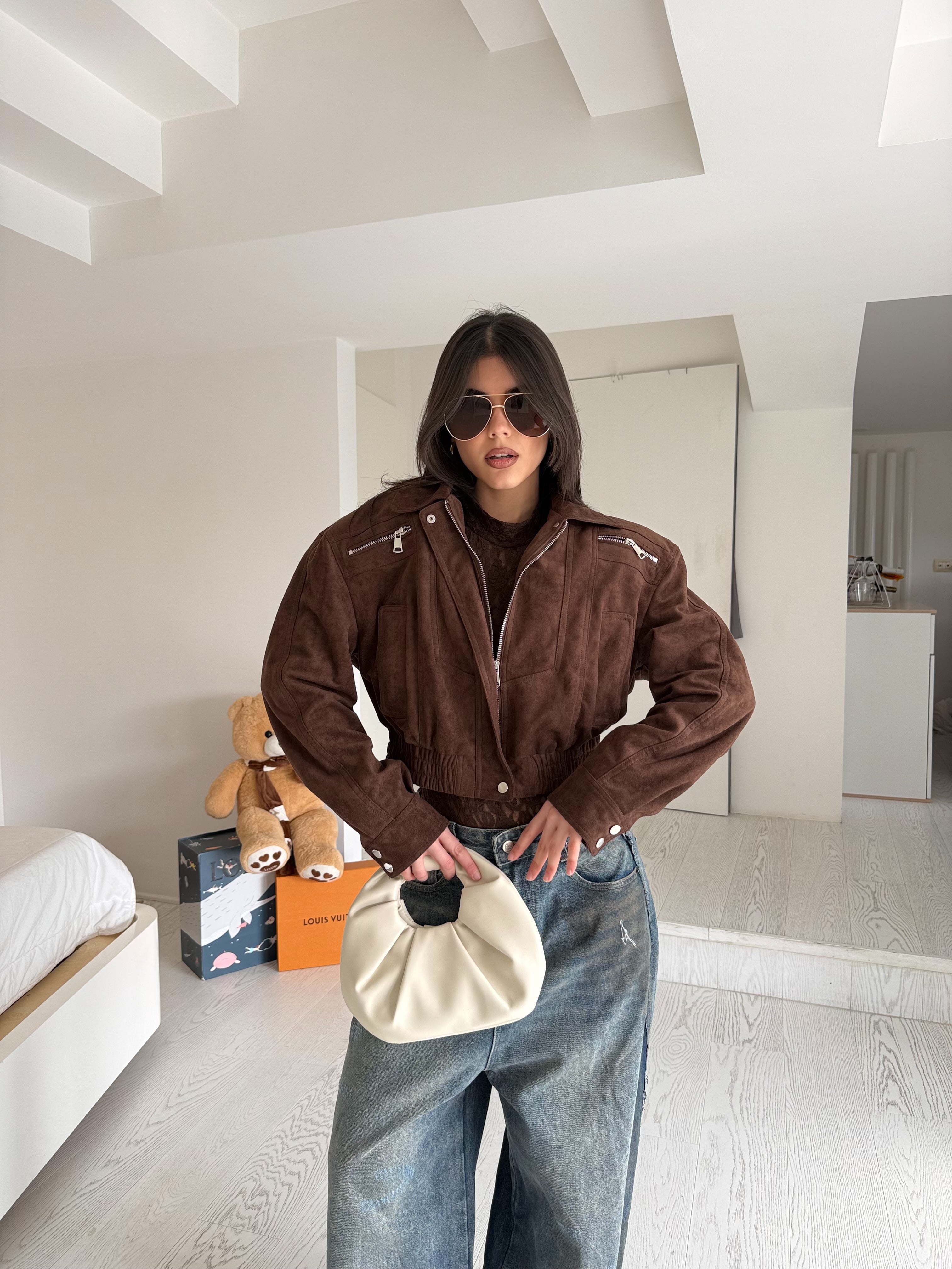 Giubbotto Federica Brown
