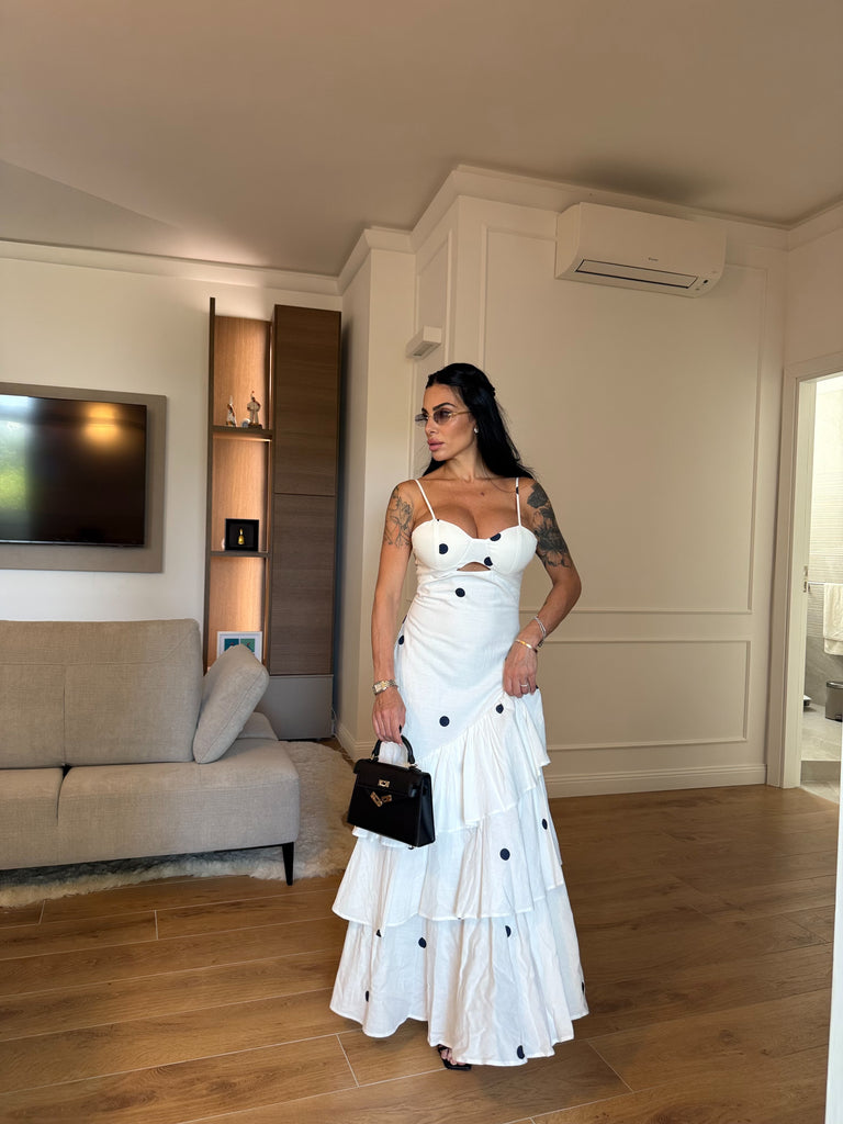 Maxidress pois by lumina