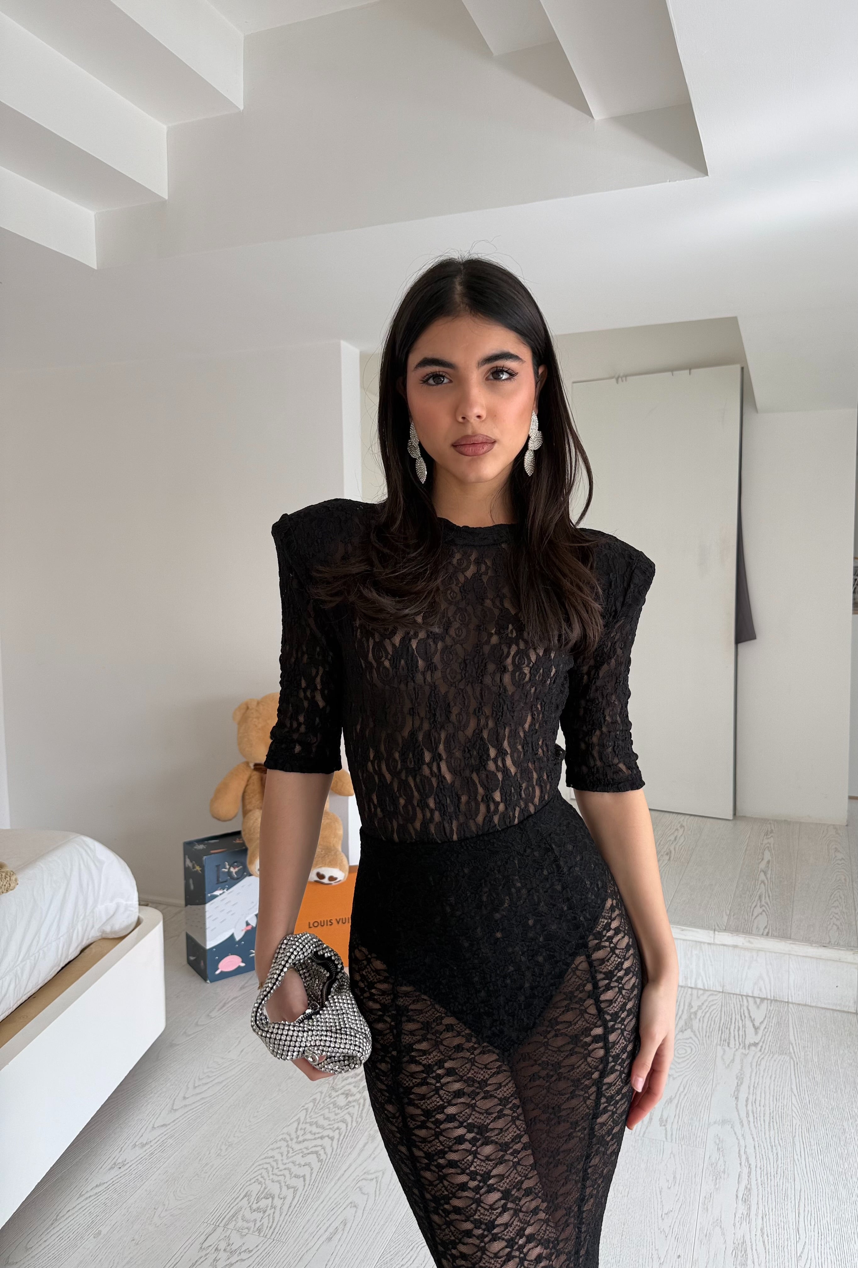 Body maxi spalline black