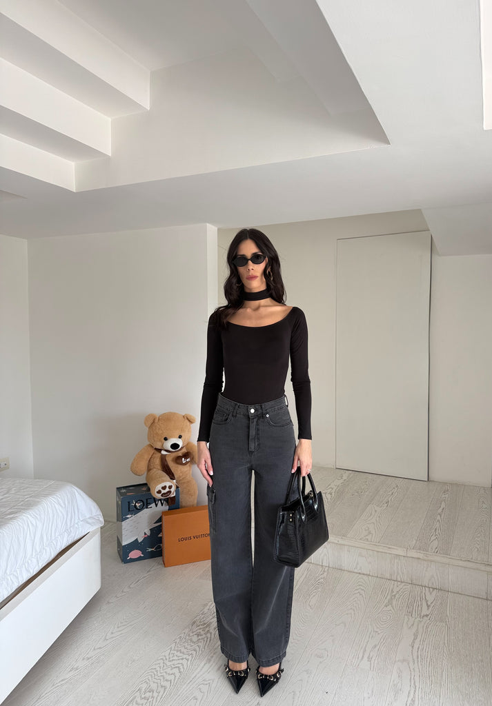 Jeans black By lumina