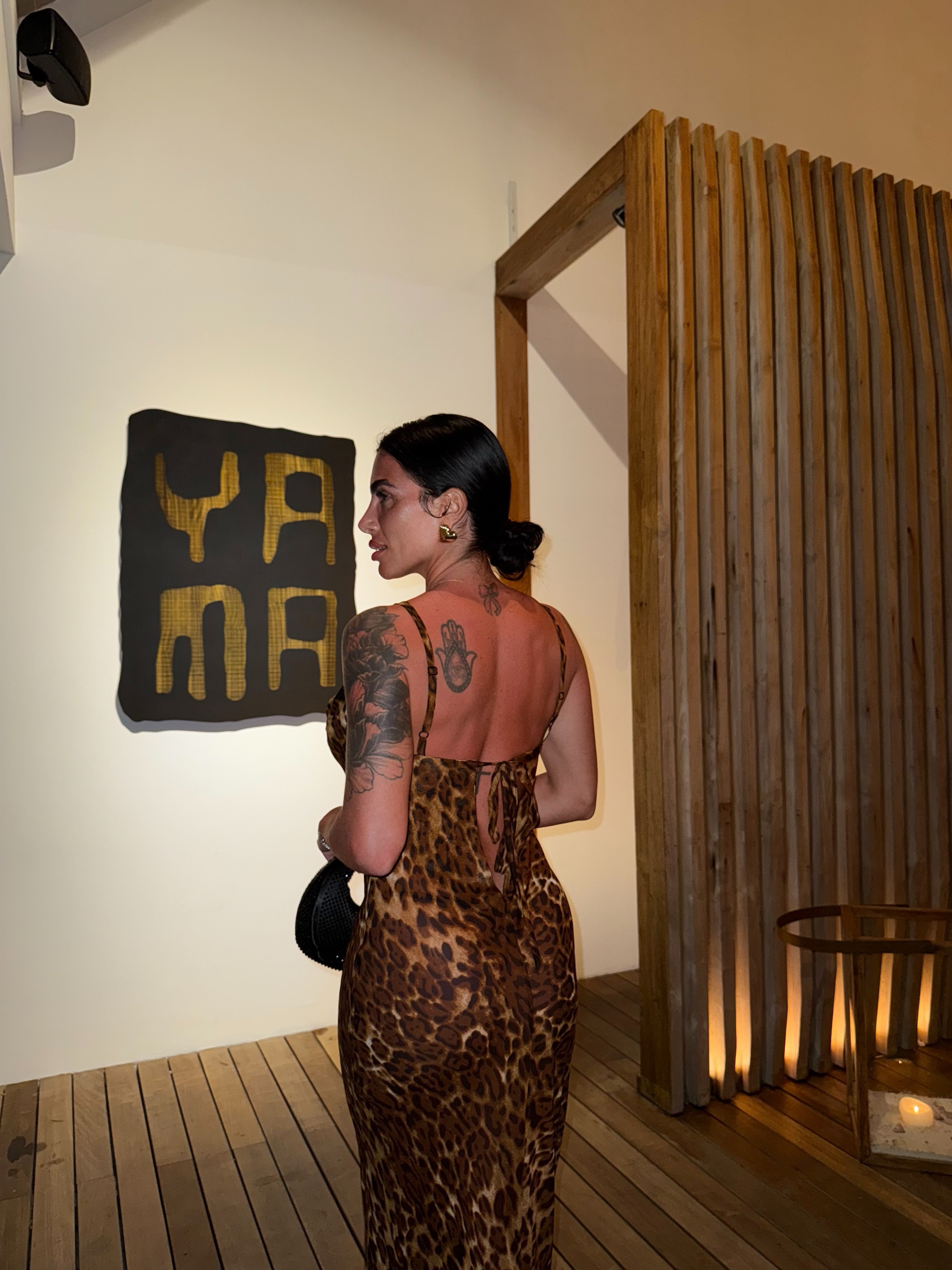 Longdress animalier Elettra